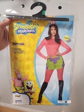 SpongeBob SquarePants Patrick Costume - Pink Top & Green Shorts